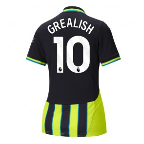 Billiga Manchester City Jack Grealish #10 Bortatröja Dam 2024-25 Kortärmad